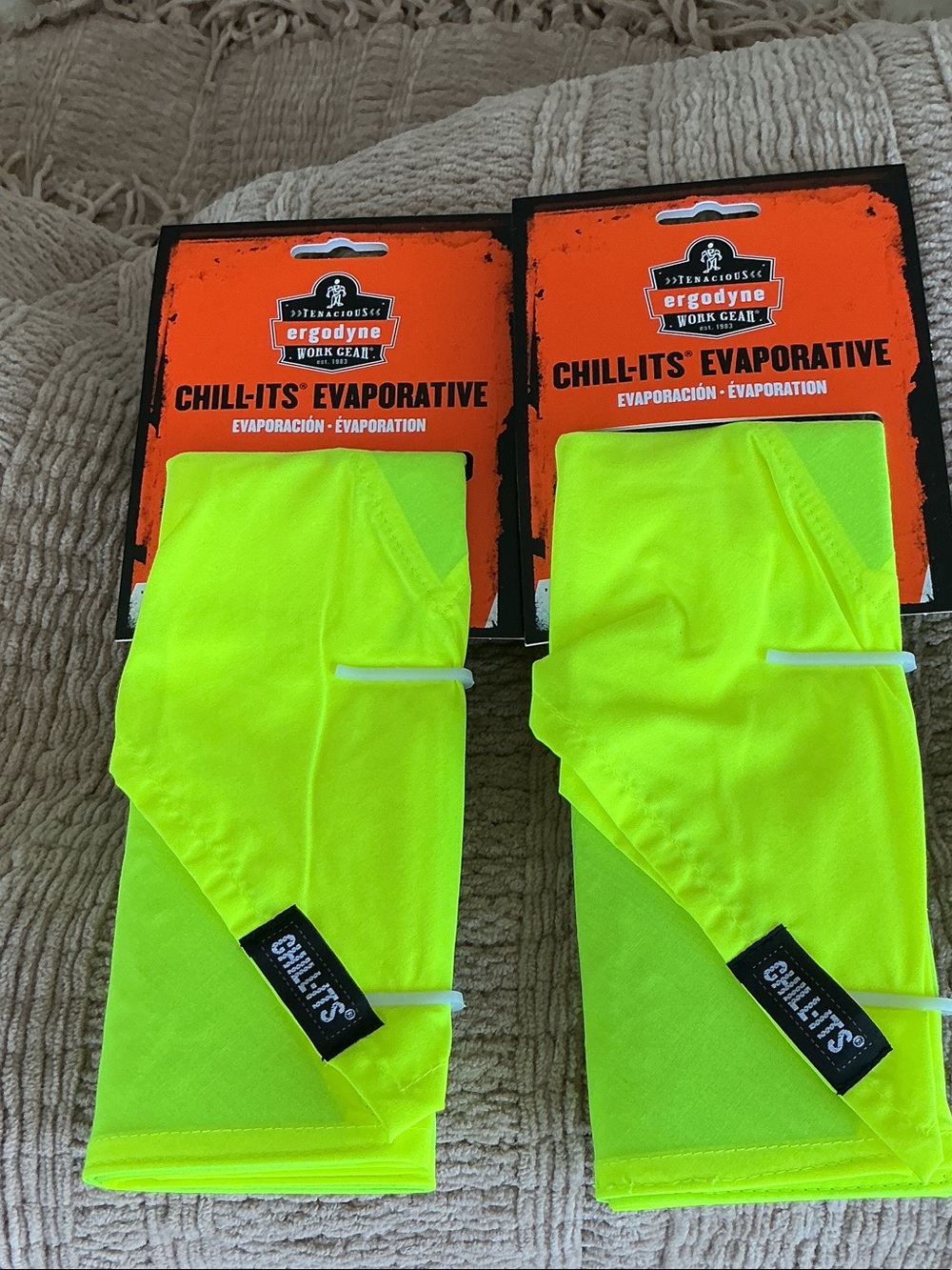 Chill-Its Evaporative Cooling Neck Gaiter - High-Vis Yellow 2x